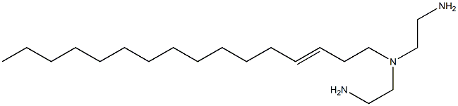 2,2'-(3-Hexadecenylimino)bis(ethanamine) Struktur