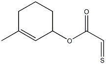 Thioxoacetic acid 3-methyl-2-cyclohexenyl ester Struktur