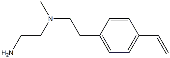 2-Amino-N-(4-ethenylphenethyl)-N-methylethanamine Struktur