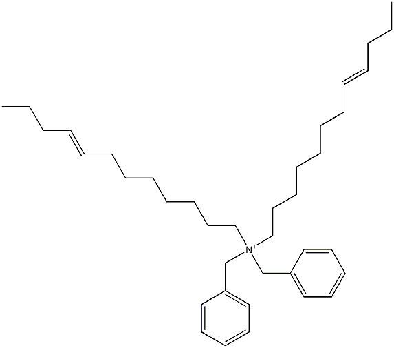 Di(8-dodecenyl)dibenzylaminium Struktur