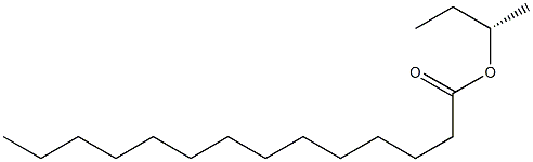 (+)-Myristic acid (S)-sec-butyl ester Struktur