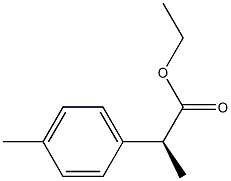 [S,(+)]-2-p-Tolylpropanoic acid ethyl ester Struktur