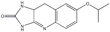 7-Isopropyloxy-9,9a-dihydro-1H-imidazo[4,5-b]quinolin-2(3H)-one Struktur