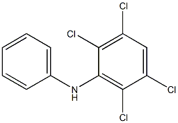 2,3,5,6-Tetrachlorophenylphenylamine Struktur