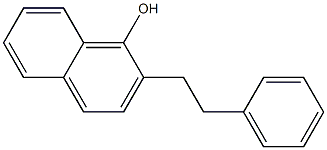 2-(2-Phenylethyl)naphthalen-1-ol Struktur