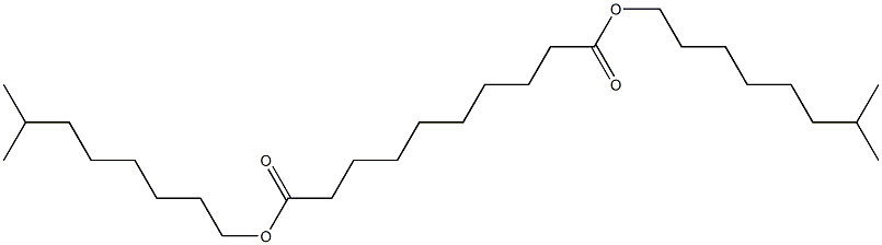 Decanedioic acid diisononyl ester Struktur