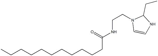 1-(2-Lauroylaminoethyl)-2-ethyl-4-imidazoline Struktur