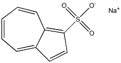 1-Azulenesulfonic acid sodium salt Struktur