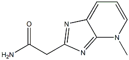 [4-Methyl-4H-imidazo[4,5-b]pyridin-2-yl]acetamide Struktur