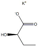 [R,(+)]-2-Hydroxybutyric acid potassium salt Struktur