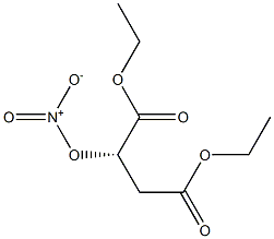 [S,(-)]-2-(Nitrooxy)succinic acid diethyl ester Struktur