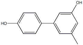 5-Methyl-1,1'-biphenyl-3,4'-diol Struktur