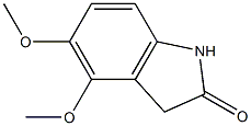 4,5-Dimethoxy-1H-indol-2(3H)-one Struktur