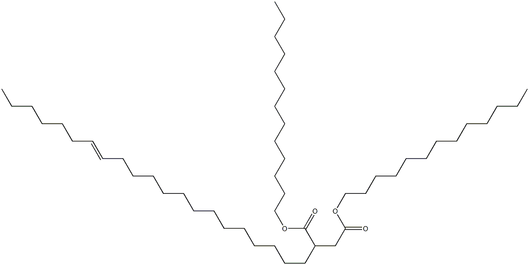 2-(14-Henicosenyl)succinic acid ditridecyl ester Struktur