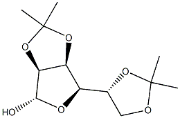 (1S)-1,4-Oxy-2-O,3-O:5-O,6-O-diisopropylidene-4-deoxy-D-mannitol Struktur