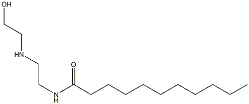 N-[2-[(2-Hydroxyethyl)amino]ethyl]undecanamide Struktur