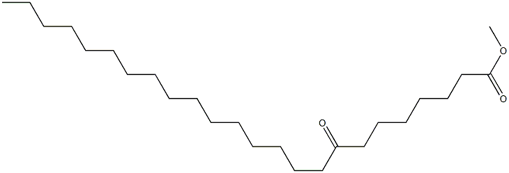 8-Oxotetracosanoic acid methyl ester Struktur