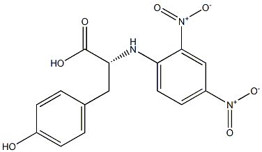 N-(2,4-Dinitrophenyl)-D-tyrosine Struktur