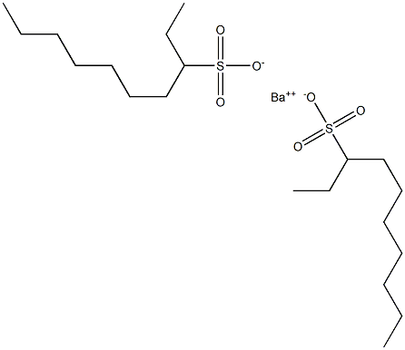 Bis(decane-3-sulfonic acid)barium salt Struktur