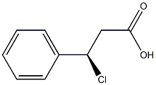 [R,(+)]-3-Chloro-3-phenylpropionic acid Struktur