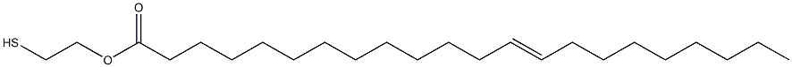 13-Docosenoic acid 2-mercaptoethyl ester Struktur