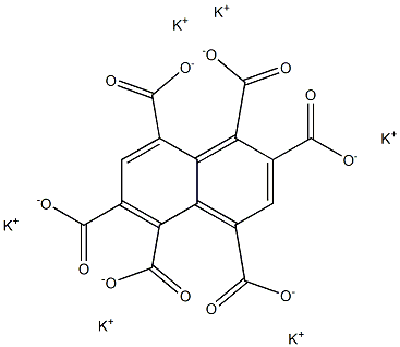 1,2,4,5,6,8-Naphthalenehexacarboxylic acid hexapotassium salt Struktur