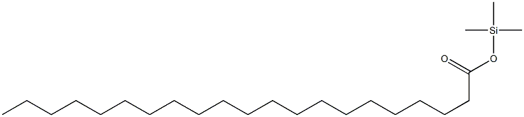 Henicosanoic acid trimethylsilyl ester Struktur