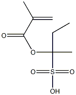 1-(Methacryloyloxy)-1-methyl-1-propanesulfonic acid Struktur