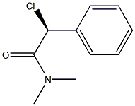 [S,(+)]-2-Chloro-N,N-dimethyl-2-phenylacetamide Struktur