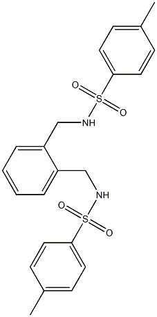 N,N'-[1,2-Phenylenebis(methylene)]bis(4-methylbenzenesulfonamide) Struktur