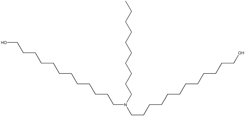 12,12'-(Decylimino)bis(1-dodecanol) Struktur