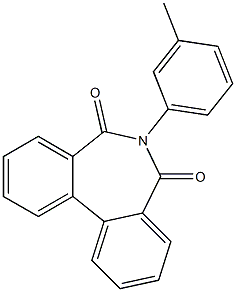 6-(3-Methylphenyl)-5H-dibenz[c,e]azepine-5,7(6H)-dione Struktur