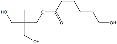 6-Hydroxyhexanoic acid 2,2-bis(hydroxymethyl)propyl ester Struktur