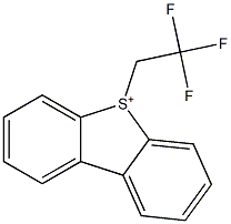 5-(2,2,2-Trifluoroethyl)dibenzothiophen-5-ium Struktur