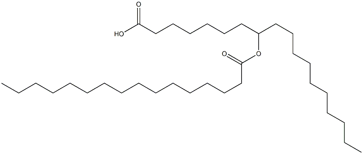 8-Hexadecanoyloxyoctadecanoic acid Struktur