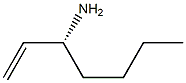 [R,(-)]-1-Vinyl-1-pentanamine Struktur