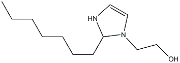 1-(2-Hydroxyethyl)-2-heptyl-4-imidazoline Struktur