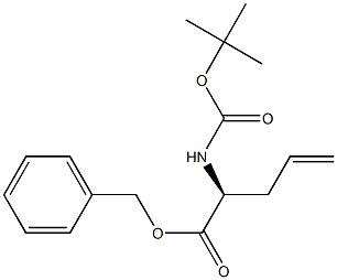 (S)-2-(tert-Butoxycarbonylamino)-4-pentenoic acid benzyl ester Struktur