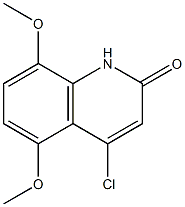 4-Chloro-5,8-dimethoxy-2(1H)-quinolone Struktur