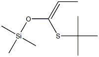 [[(Z)-1-(tert-Butylthio)-1-propenyl]oxy]trimethylsilane Struktur