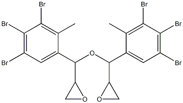 3,4,5-Tribromo-2-methylphenylglycidyl ether Struktur