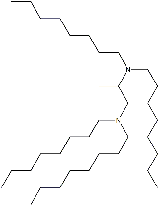 N,N,N',N'-Tetraoctyl-1,2-propanediamine Struktur