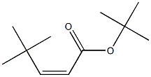 (Z)-4,4-Dimethyl-2-pentenoic acid tert-butyl ester Struktur