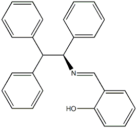 (-)-o-[N-[(S)-1,2,2-Triphenylethyl]formimidoyl]phenol Struktur