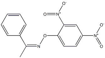 Acetophenone O-(2,4-dinitrophenyl)oxime Struktur