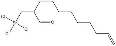 2-[(Trichlorostannyl)methyl]-10-undecenal Struktur