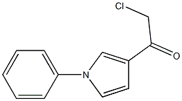 3-(Chloroacetyl)-1-phenyl-1H-pyrrole Struktur