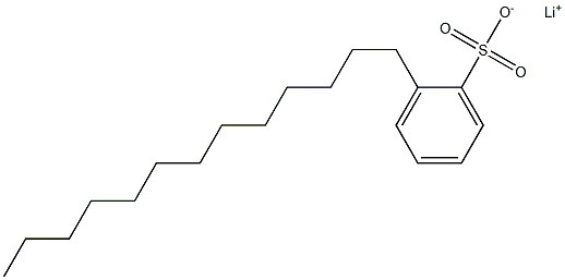 2-Tridecylbenzenesulfonic acid lithium salt Struktur