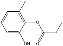 Propanoic acid 2-hydroxy-6-methylphenyl ester Struktur