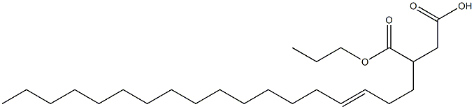 3-(3-Octadecenyl)succinic acid 1-hydrogen 4-propyl ester Struktur